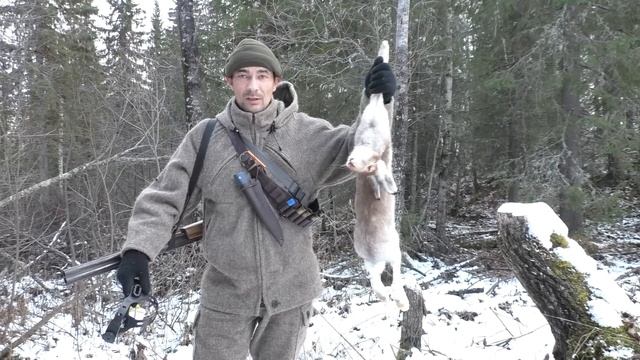 ЗАШЁЛ В ЛЕС НА 20 МИНУТ И УЖЕ НАСТРЕЛЯЛ КУЧУ ДИЧИ! ОХОТА НА ЗАЙЦА И РЯБЧИКА С ПОДХОДА / ПЕРВЫЙ СНЕГ смотреть онлайн