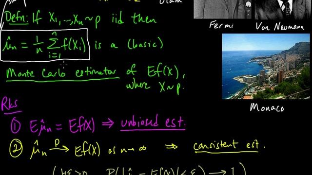 (ML 17.3) Monte Carlo approximation смотреть онлайн