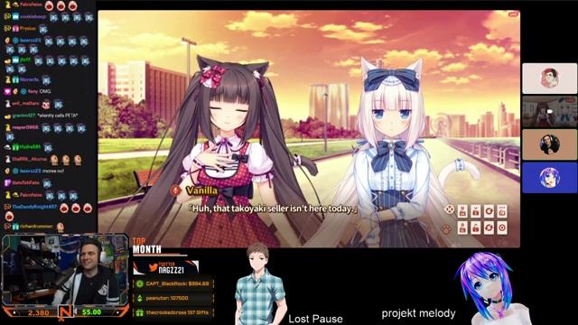 2020/04/25 Nekopara With Projekt Melody and Lost Pause! (Part 1) смотреть онлайн