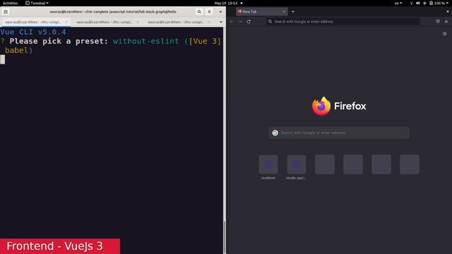 8- FullStack JS : Hello World App - React (5) / Vue (1) смотреть онлайн