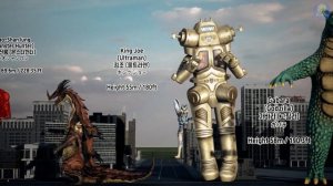 Japanese Monsters : Kaiju Size Comparison (Game, Anime, Movie) 일본의 괴수 크기비교 (feat. pacific rim)