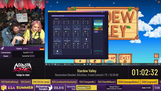 Stardew Valley [Restoration (Seeded, Glitchless, Crowd Control)] by CafeEla - #ESASummer23 смотреть онлайн