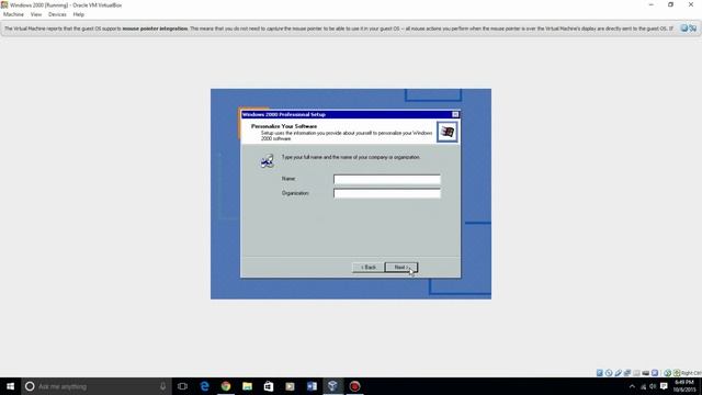 Windows 2000 Professional - Installation in Virtualbox смотреть онлайн