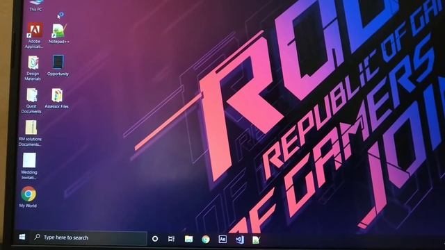 Asus ROG Strix G531GD-BQ036T Laptop Boot up and Running Overview(i5 9th gen) смотреть онлайн