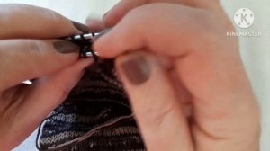 Закрытие мыска носка иглой. Это не сложно и красиво.