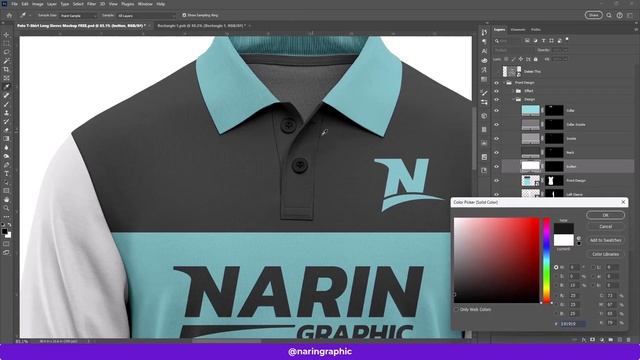 FREE Polo T Shirt Long Sleeve Mockup Template смотреть онлайн