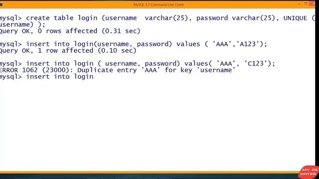 MySQL Constraints Continue смотреть онлайн