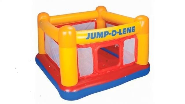 Игровой центр с батутом, 174х174х112см, до 54 кг, 3-6 лет (Intex) обзор 48260 смотреть онлайн