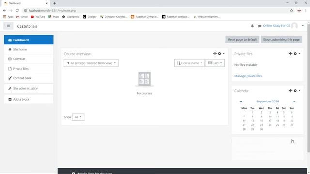 How to Customize Moodle Dashboard | Moodle 3.9.1 tutorial for beginners (Part-03) смотреть онлайн
