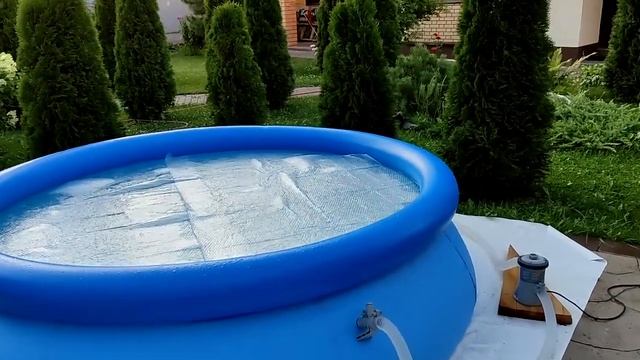 Бассейн Intex 244/61- 2 чайных ложки химии в неделю и контроль pH смотреть онлайн