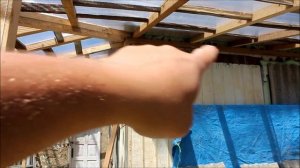 Теплица пристроенная к дому/ новое строительство в хозяйстве Новпя Жизнь