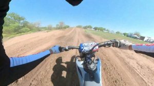 Husqvarna Tc 125 Shredding a Motocross Track 2023