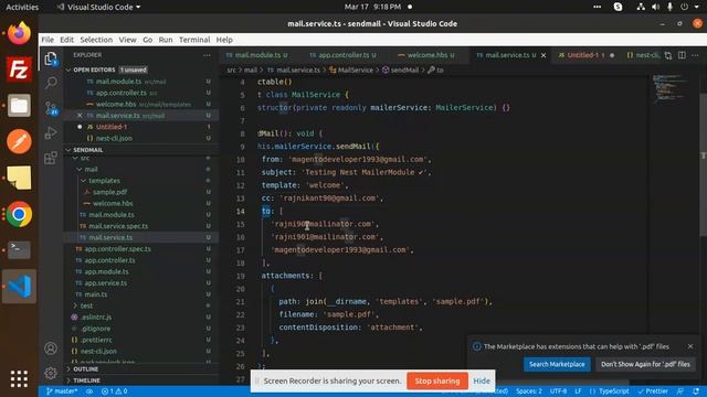 How to send email to multiple recipients using nodemailer NestJs смотреть онлайн