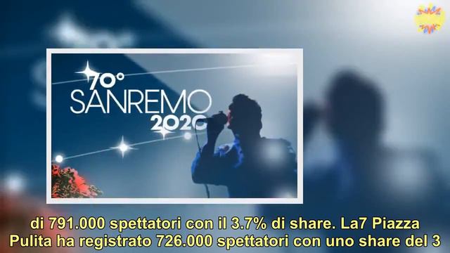 Ascolti tv 6 febbraio: nuovo record di Amadeus, il Festival di Sanremo 2020 arriva al 54% di share смотреть онлайн