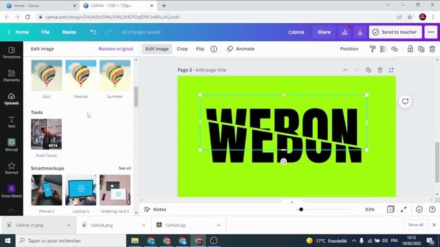 amazing text trick using canva - How To Slice A Text In Canva смотреть онлайн