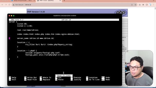 Setup VPS Linux Ubuntu - 06 Konfigurasi Nginx Web Server untuk menggunakan PHP FPM смотреть онлайн