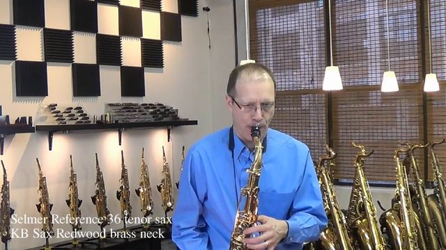 KB Sax necks comparison on Selmer Reference 36 tenor смотреть онлайн