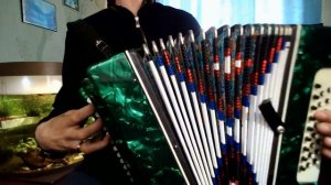 Миллион алых роз.На гармони