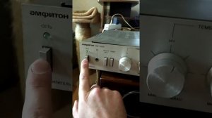 Подключение колонок s90 Через советский усилок амфитон 25у 002с