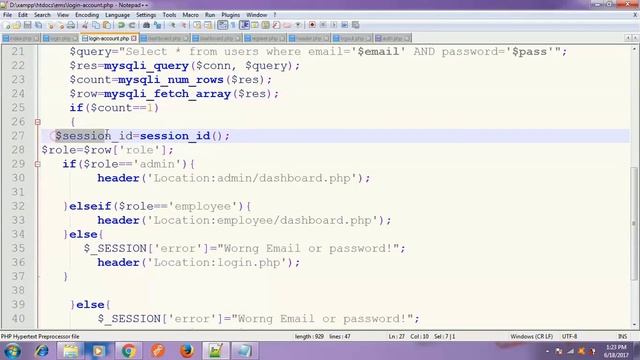 php tutorial in hindi - Mini Project Part 8: Restrict user dashboard page access without log in смотреть онлайн