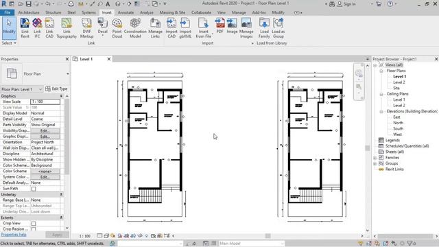LINK CAD VS IMPORT CAD IN REVIT смотреть онлайн