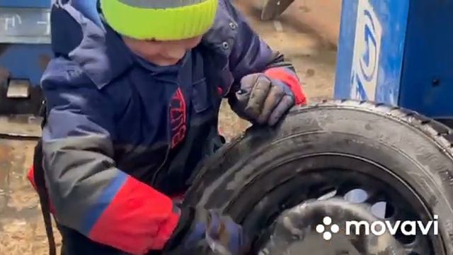 Шиномонтаж с нуля!!! Шиномонтаж с 8 лет. Переобувка. пособие по шиномонтаж. Даже ребенок может!