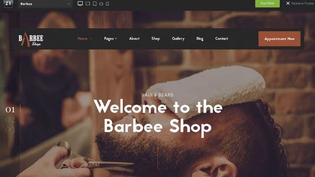 Barbee | Responsive Barber Shop & Hair Salon WordPress Theme | Themeforest Templates смотреть онлайн