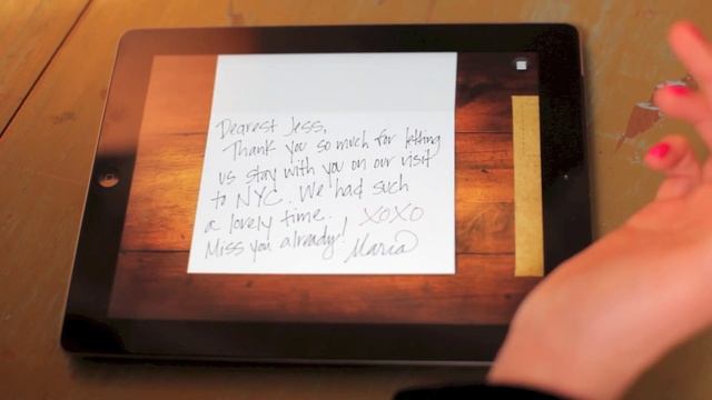 Felt iPad App: Sends handwritten cards in the mail смотреть онлайн