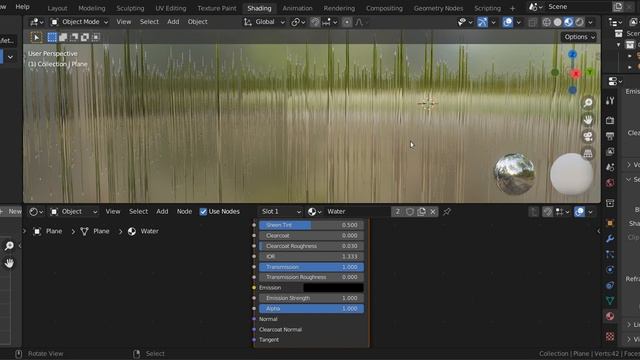 Rain with Geometry Nodes - Blender 3D Walkthrough смотреть онлайн