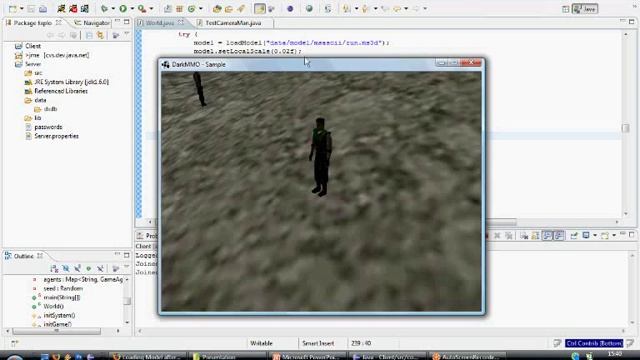Java MMO game engine using Darkstar and JMonkey смотреть онлайн