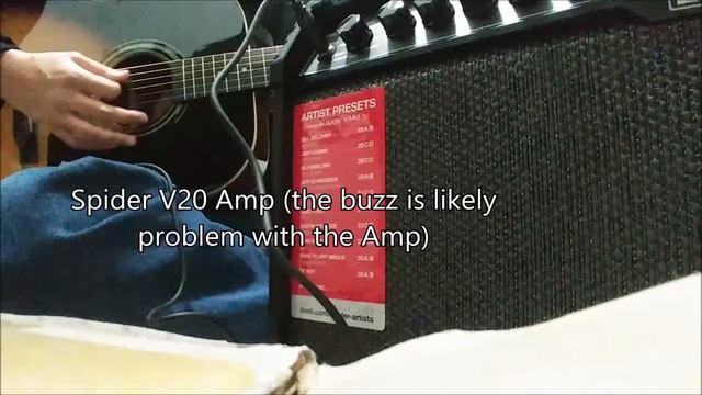 KNA SG-1 Acoustic Guitar Pickup Beginner Test Demo смотреть онлайн