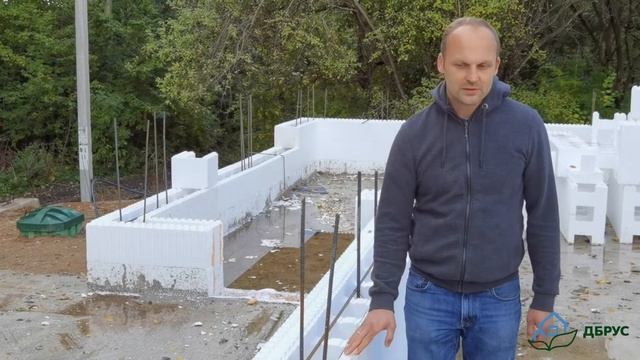 Сборка дома по технологии несъемной опалубки. смотреть онлайн