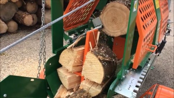 Дровокольная линия --- MAX AXE Petrol Wood Processor