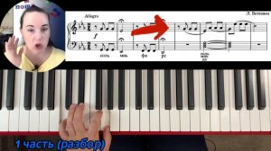 🎹 Бетховен - Симфония № 5. разбор на ПИАНИНО❗️