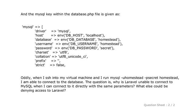 MySQL : PHP Laravel: No connection could be made because the target machine actively refused it смотреть онлайн