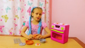 Игровой набор «Кухня» для девочки. Открываем игрушечную духовку