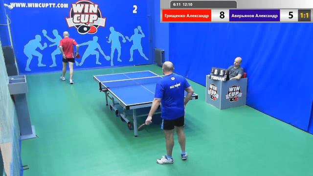 Грищенко Александр 2-3 Аверьянов Александр 13.04.2019 Зал № 2 Турнир WIN CUP смотреть онлайн