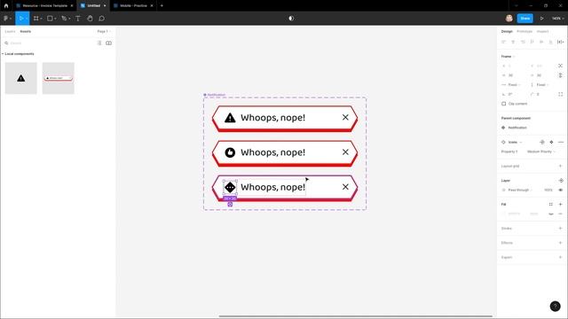 1 Minute Figma Tutorial - (Intermediate) Component Variations смотреть онлайн