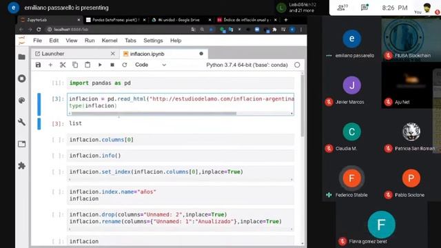 13/10/2020 - Python: taller práctico de Pandas смотреть онлайн