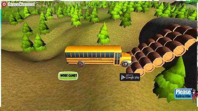 School Bus Stunts Driver 3D, Videos Games for Kids / Flash Games смотреть онлайн
