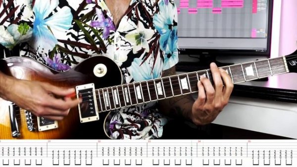 BLUR - Song 2 [GUITAR COVER + TAB] 🎸 |LESSON|   Woo-hoo!