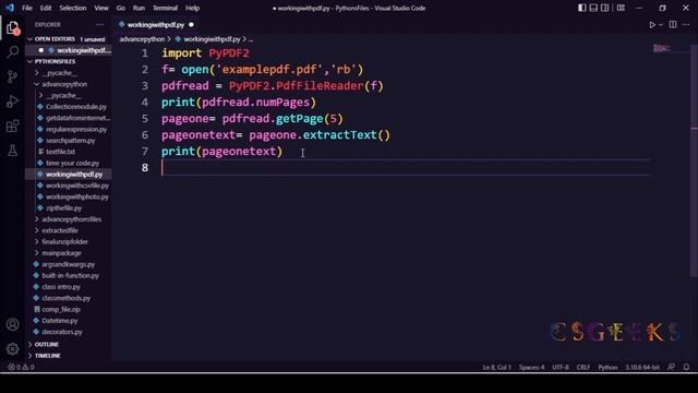 Python 3 Class#50:--Working with PDF(Read, Write And Create A PDF) смотреть онлайн