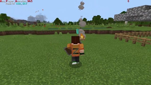 НОВАЯ АНМАЦИЯ БЕГА | ПЛАВНЫЕ ДВИЖЕНИЯ СТИВА | РП НА АНИМАЦИЮ | Minecraft Bedrock смотреть онлайн