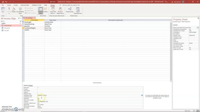 Unit 2 - How to setup a range check in Access. смотреть онлайн