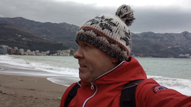 Будва Черногория,Январь 2024.Бечичи Пляж Черногория☀️⛱️ 🌊 смотреть онлайн
