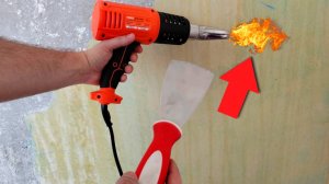 Удаление старой краски строительным феном и стоит ли покупать фен ?