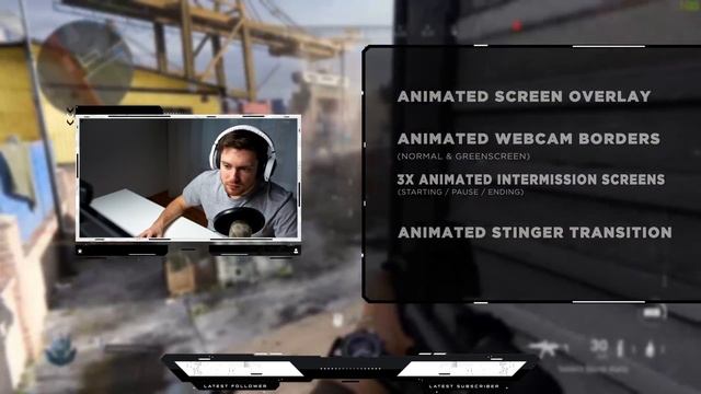 OWN3D.TV - Animated GlitchPro Overlay Package [Twitch/Mixer/Youtube/Co][OBS/SLOBS/XSPLIT] смотреть онлайн