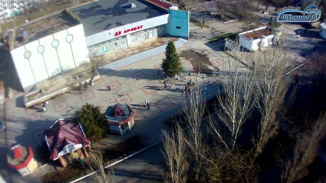 Центр Щёлкино, 05.01.2015 - time-lapse с камеры 3 смотреть онлайн