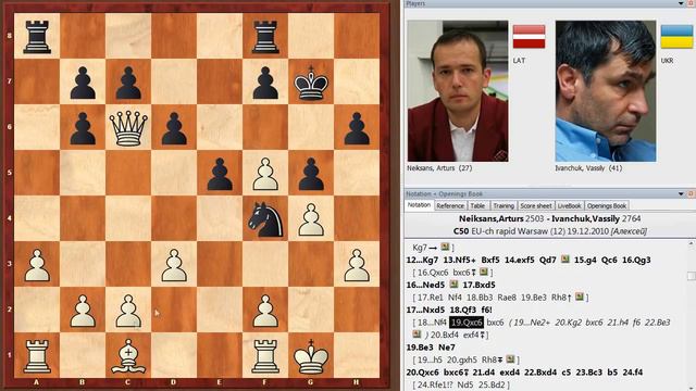 Шахматы. Василий Иванчук. Когда конь сильнее слона! смотреть онлайн