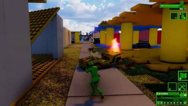 This NEW Army Men Battle Simulator is EPIC! - Attack on Toys смотреть онлайн